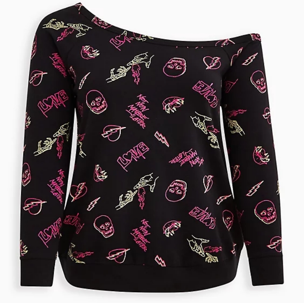 TORRID NWT grafitti sweatshirt size 6